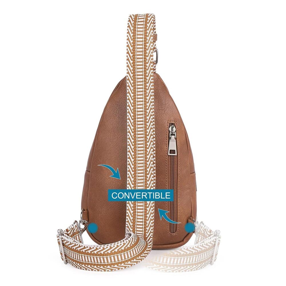 Small Sling Bag for Women, Vegan Leather Fanny Pack Crossbody Bags for - Picture 8 of 8